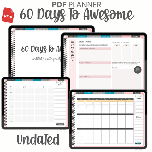 60 Days to Awesome Digital Planner